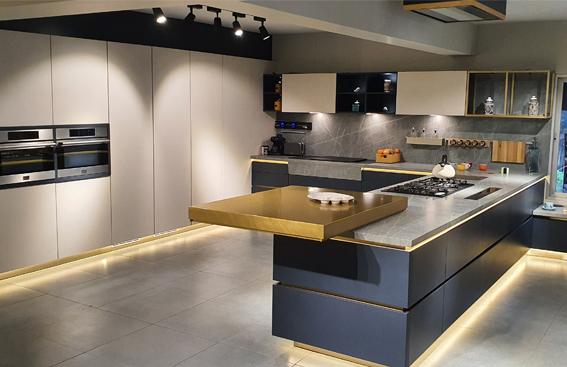 Finishes for kitchen counter tops