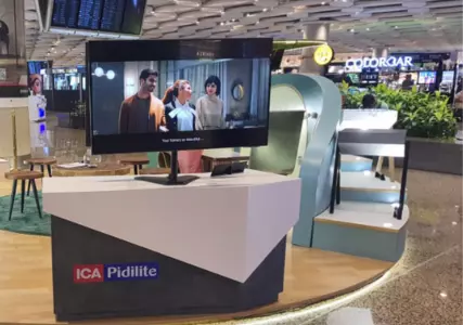 ICA Pidilite work at airport