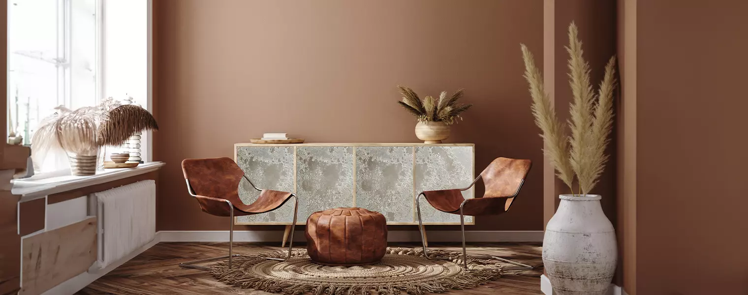 Wooden interior design for living room – ICA Pidilite