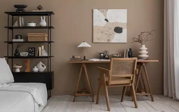 Home interiors from wood polish brands in India