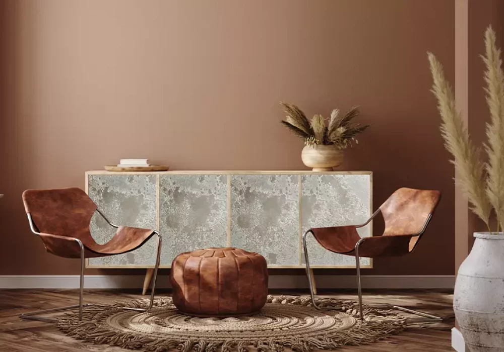 Wooden interior design for living room – ICA Pidilite